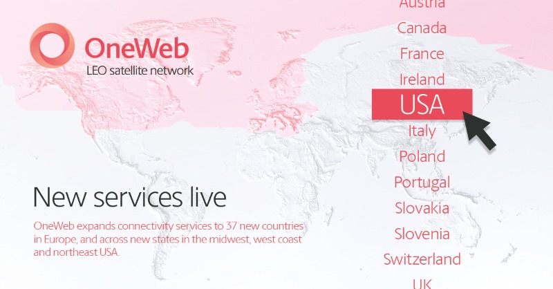 EutelsatGroup's tweet photo. 🚨 OneWeb high-speed low-latency connectivity – now live across Europe and the majority of the United States 🚨

Contact us via our website to find out how your community or business can access our network through your local OneWeb distribution partner 👇