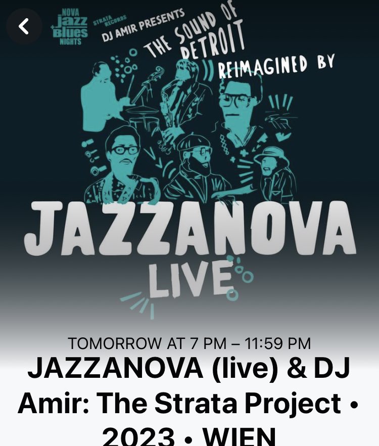 djamir70's tweet photo. It’s been 10 years since I was last in Vienna, but tomorrow night (June 29), I’ll be at Porgy and Bess in Vienna with @real_jazzanova 

Hope to see any friends and fans there tomorrow night! 

#jazzanova #djamir #stratarecords #180proofrecords #porgyandbessvienna https://t.co/FS2p4KHStY