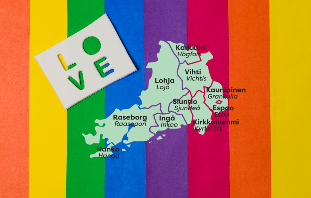 YHDENVERTAISUUS KAIKILLE
JÄMLIKHET TILL ALLA
EQUALITY FOR ALL

❤ LUVN

#pridekuukausi2023 #pridemånad2023 #PrideMonth2023 #länsiuudenmaansosiaali-jakriisipäivystys