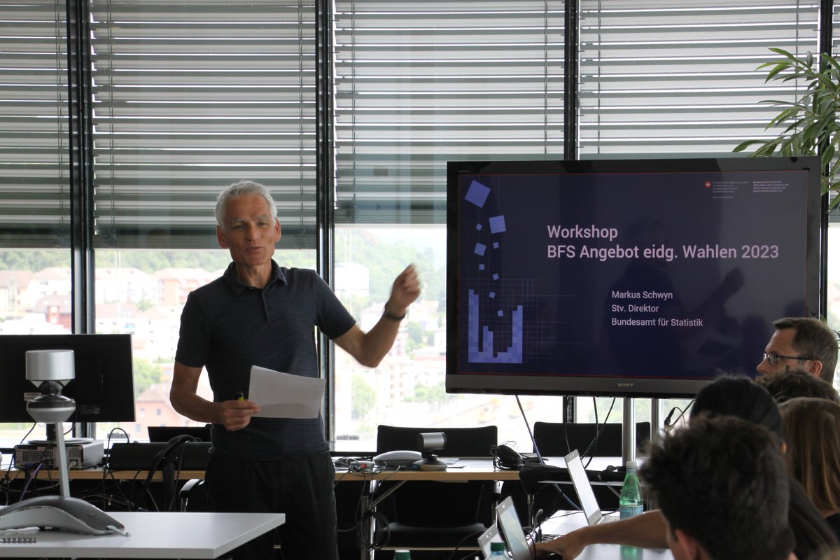 Das BFS spielt bei der Vorbereitung der eidgenössischen Wahlen in der Schweiz eine Schlüsselrolle. Beim Datenjournalismus-Workshop haben die Wahlstatistikexpertinnen und -experten das BFS-Angebot in Zusammenhang mit den Wahlen 2023 präsentiert. 📊➡️ ow.ly/XPmx50OZ8fE