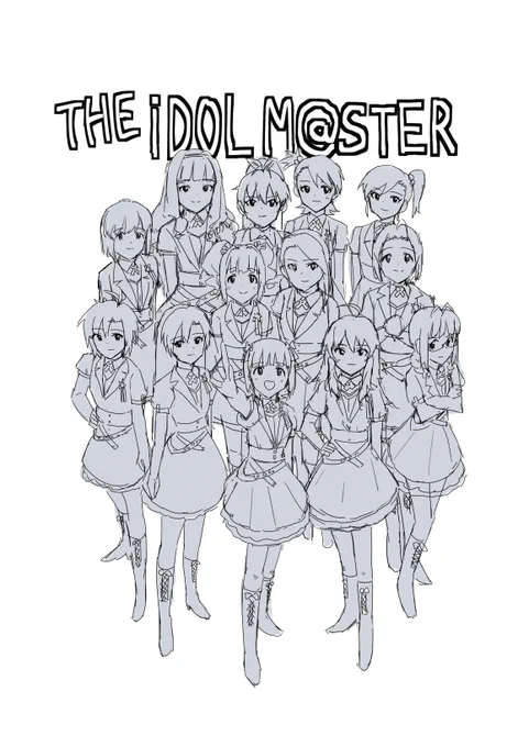 去年本出そうとしてたときの絵を見直したらいまいちだったのでボツにしたやつの供養1