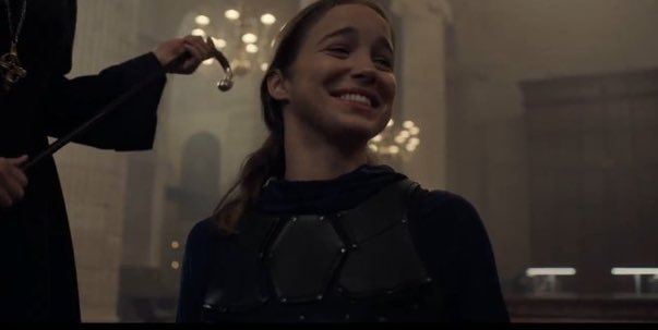 her little face is coming back