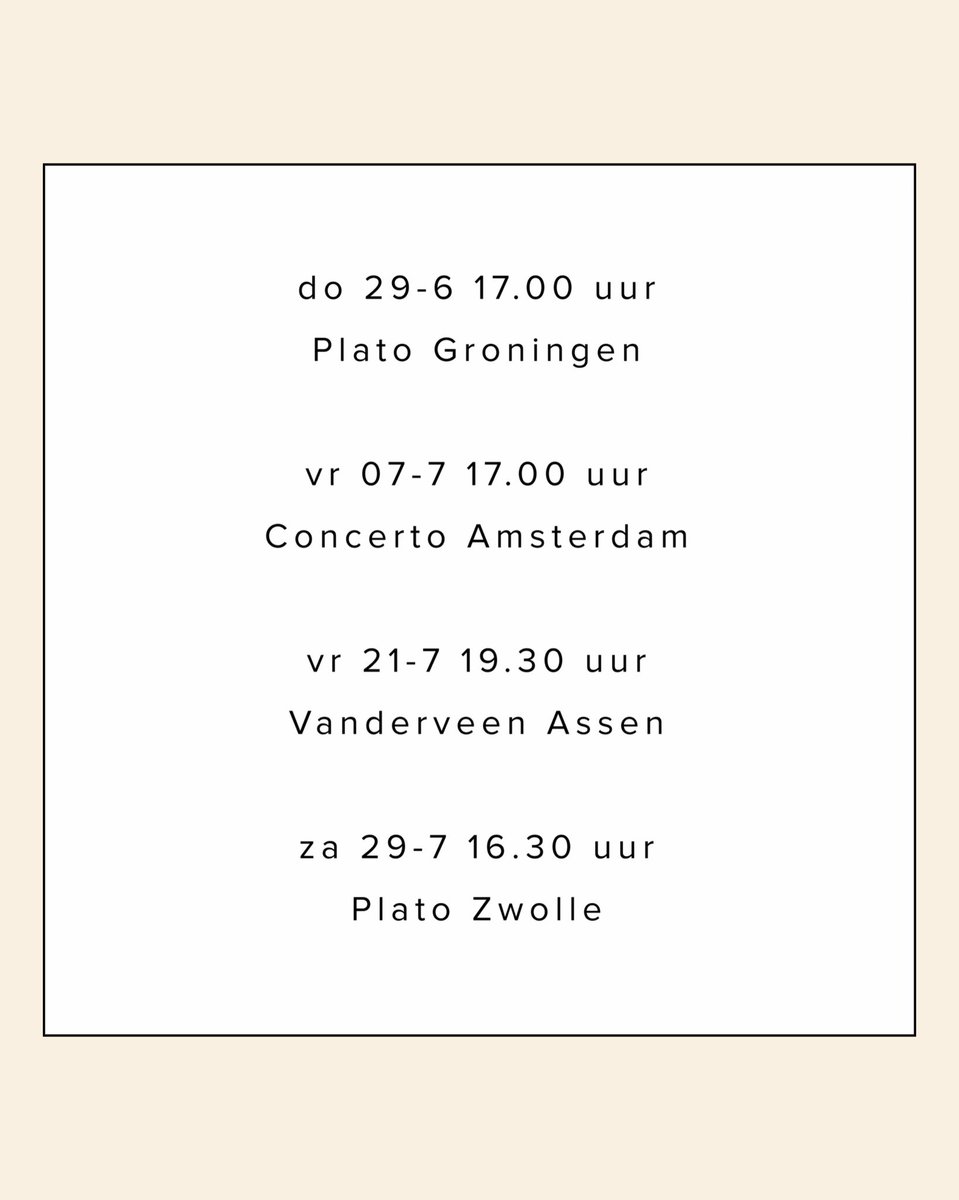 Echt geweldig dat er zoveel platenzaken zijn die ‘Blank Cassette’ in de winkel hebben liggen! Onze agenda is te vol om overal een instore optreden te doen, maar bij een aantal komen we langs om de release te vieren! Uiteraard met songs van het nieuwe album. Kom gezellig langs!