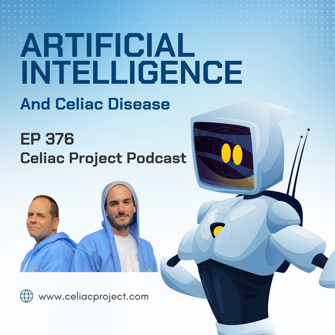 Mike and Cam explore the world of Artificial Intelligence using Chat GPT from a #celiac and #glutenfree perspective. Some of what they find out is spot on, but some missed the mark—it’s a fun trip down the  #AI “rabbit hole!”🎧 EP 376 -  celiacproject.com/the-podcast/