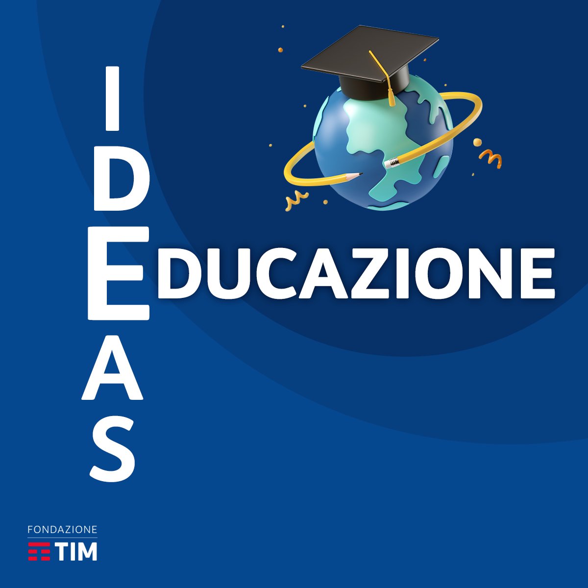 Se hai un progetto che sfrutta la tecnologia per trasformare l'apprendimento e promuovere un futuro migliore, questa è l'opportunità che stavi aspettando: partecipa alla Call for IDEAs di Fondazione TIM, scopri tutti i dettagli su bit.ly/CallForIDEAs