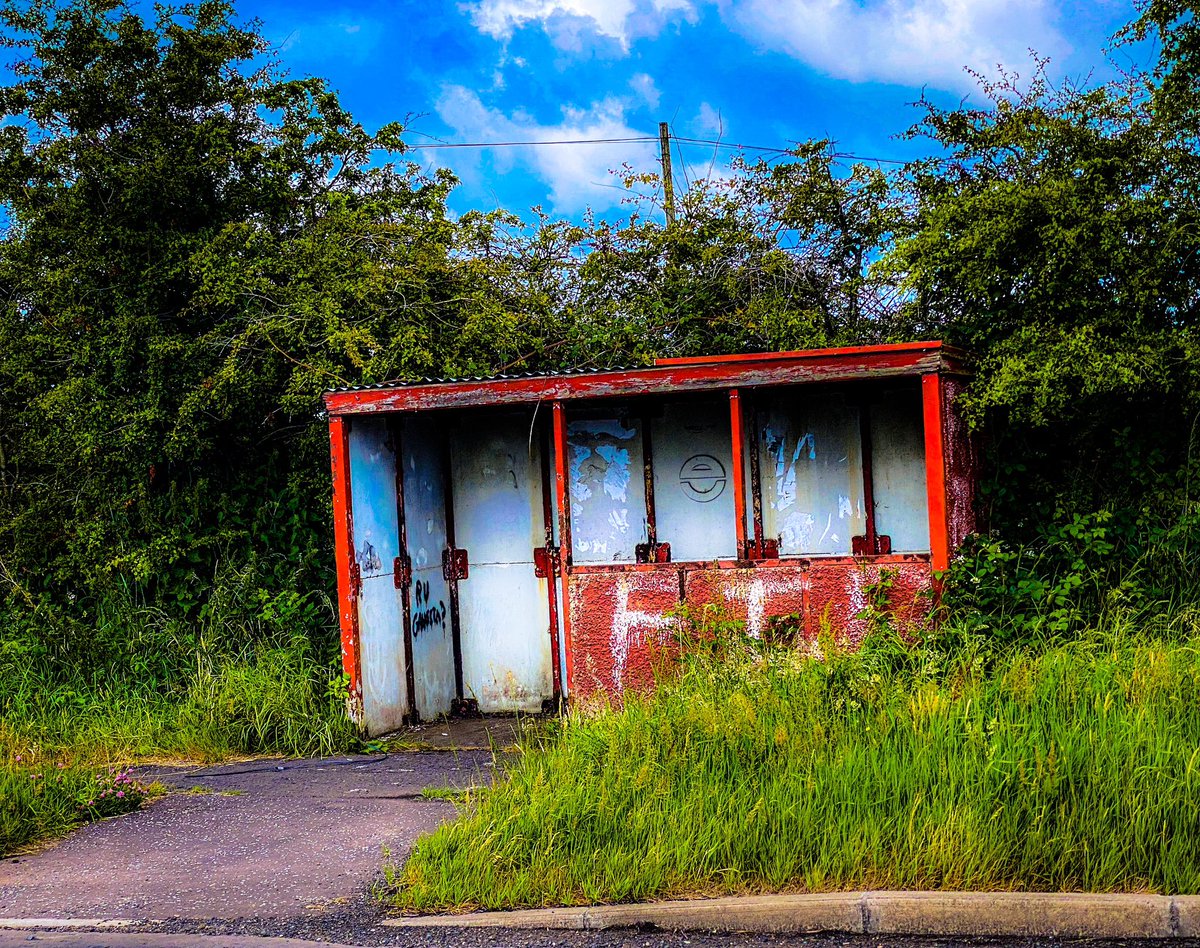 sheenz_m_'s tweet image. The Bus Stops of Stranocum - with added sectarian graffiti 
An extremely limited series
Homage to @RichardMortime2 
#photography #busstops #rural #graffiti #printsforsale #NorthernIreland #countryside
