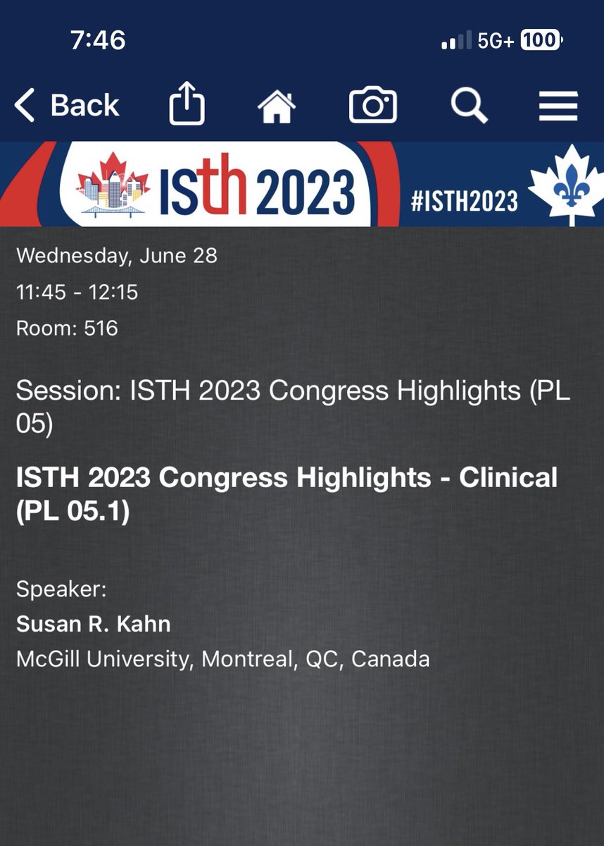 Patricia Liaw (@patricialiaw) on Twitter photo Don’t miss today’s <a href="/isth/">ISTH</a> 2023 Congress Highlights! 😎 Will be outstanding sessions by <a href="/SusanRKahn1/">Professor Susan R Kahn</a> (Clinical highlights) and <a href="/ColinKretz/">colin kretz</a> (Basic highlights) 👇👇 <a href="/TaARI_Canada/">TaARI_Canada</a> <a href="/canvector/">CanVECTOR Network</a> Don’t miss today’s <a href="/isth/">ISTH</a> 2023 Congress Highlights! 😎 Will be outstanding sessions by <a href="/SusanRKahn1/">Professor Susan R Kahn</a> (Clinical highlights) and <a href="/ColinKretz/">colin kretz</a> (Basic highlights) 👇👇 <a href="/TaARI_Canada/">TaARI_Canada</a> <a href="/canvector/">CanVECTOR Network</a>