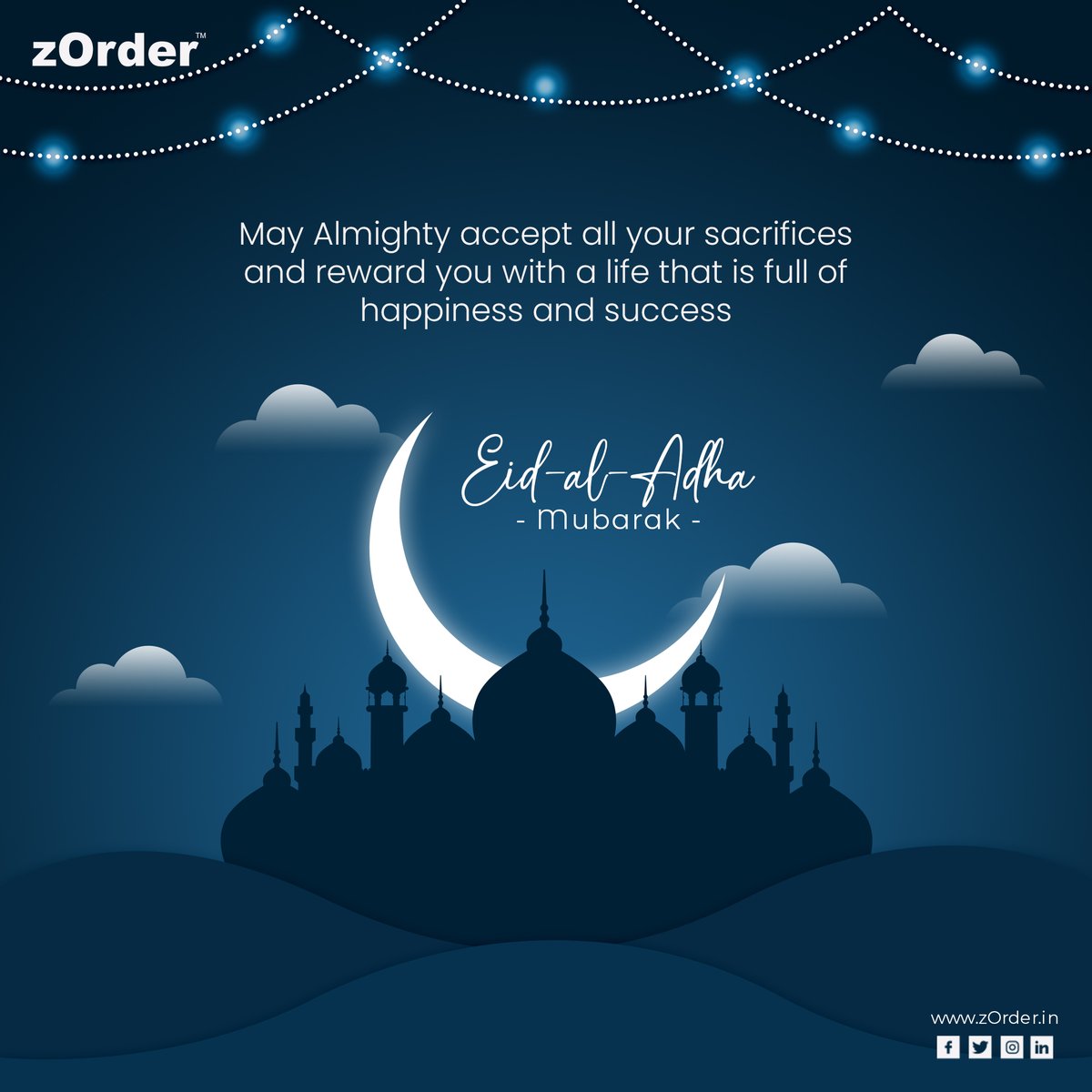 zordertech's tweet photo. May you continue to grow every day! May this Eid bring happiness to you and bring more opportunities in your business. Eid al-Adha Mubarak from team zOrder!

Visit https://t.co/fDV6gYFuZx

#zOrder #zOrderERP #Eid #EidAlAdha #eidspecial #Eid2023 #EidWishes https://t.co/8RJ0t4PYUg