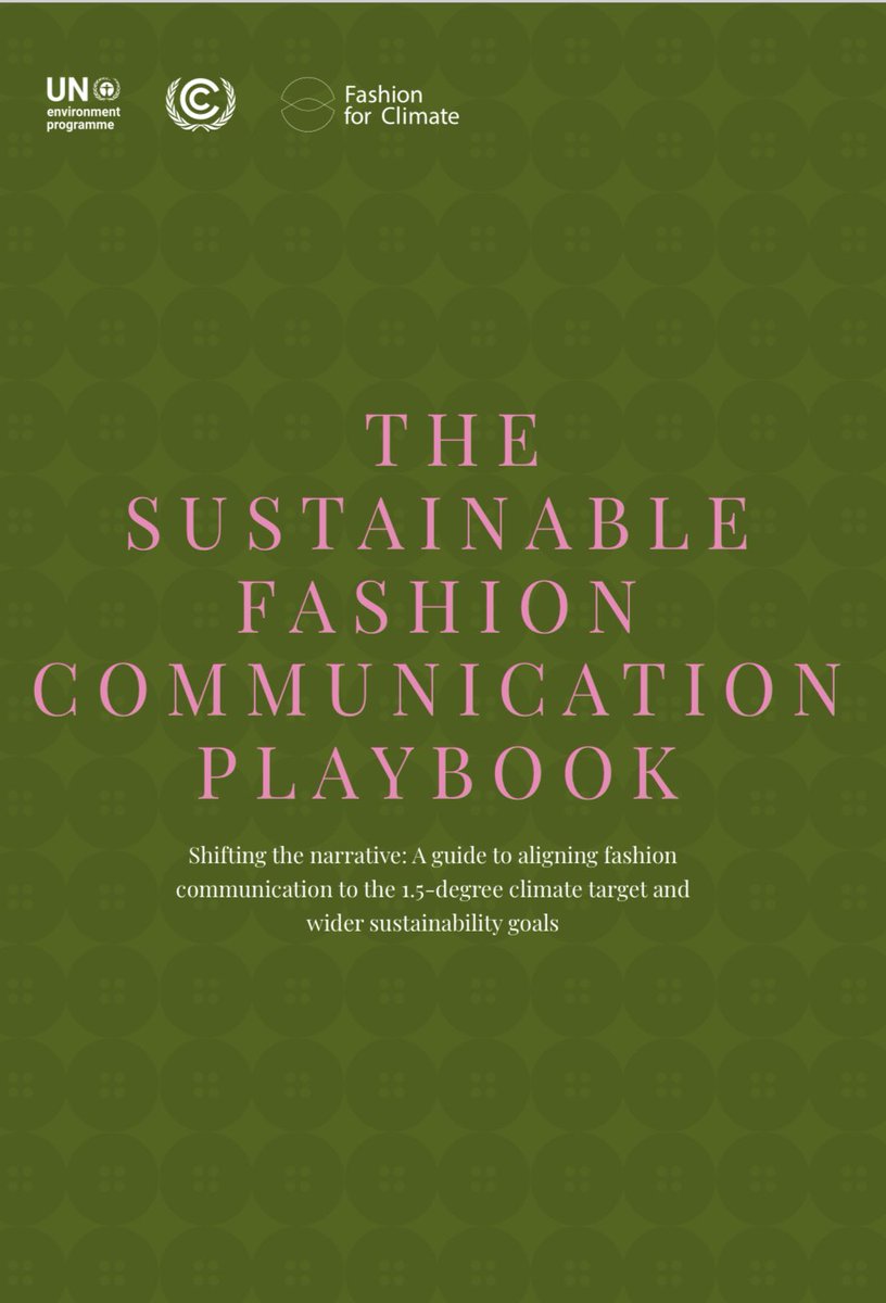 Lara Tutton (@lara_tutton) on Twitter photo In the era of Shein influencer tours, the <a href="/UNFCCC/">UN Climate Change</a> Sustainable Fashion Communication Playbook is giving fashion commentators & journos their power back. Written by <a href="/rachel_arthur/">Rachel Arthur</a> this expert-led guide shows creators how to use your platform to drive change: shorturl.at/kuyZ0 In the era of Shein influencer tours, the <a href="/UNFCCC/">UN Climate Change</a> Sustainable Fashion Communication Playbook is giving fashion commentators & journos their power back. Written by <a href="/rachel_arthur/">Rachel Arthur</a> this expert-led guide shows creators how to use your platform to drive change: shorturl.at/kuyZ0