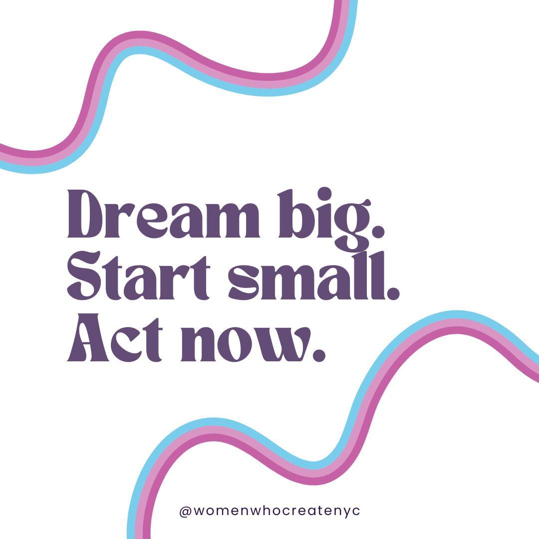It's ok to start small. Doing one small step every day adds up to big growth!

#CreativityUnleashed #ArtisticWomen #WomenEmpowerment #InclusiveDesign