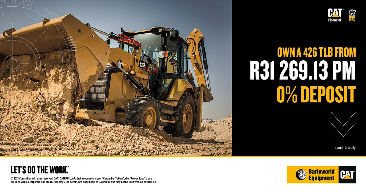 Barloworldequip's tweet photo. When times are tough, and finances stretched, the Cat® 426 Backhoe Loader has the power to drive productivity and performance.
Learn more - https://t.co/Wt0fSqnhQQ
#CatFinancial #CAT426 https://t.co/9dZycCgGcS
