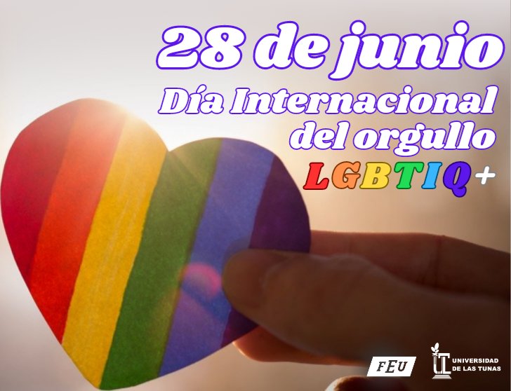 FEUdelaULT's tweet photo. Hoy celebramos la diversidad, el amor y la igualdad. Es un día para honrar a todas las personas LGBT+ en su lucha por sus derechos y su libertad de amar y ser quienes son. Recordemos que el amor no tiene límites y que la diversidad nos enriquece. https://t.co/EXhZOnS18C