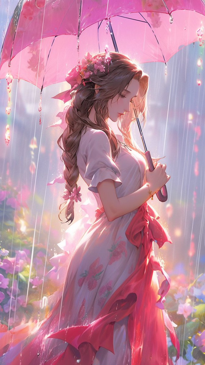 エアリス☂︎*̣̩⋆̩*
美しいね

#Aerith
#nijijourneyv5