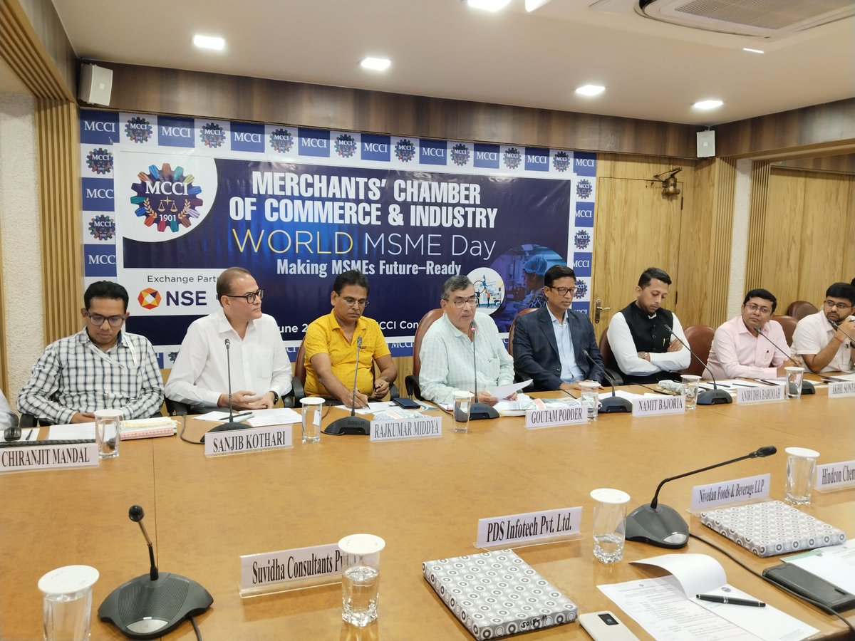 Unlocking the Potential of MSMEs: Our successful session on World MSME Day, shed light on the pivotal role played by these enterprises in driving global economic growth. 
#MSMEDay #BusinessConsultancy #WorldMSMEDay #MCCIKolkata #NetworkingOpportunities #InnovateTogether #Kolkata