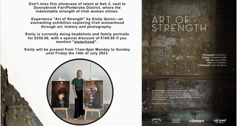 Introducing Art of Strength ￼new exhibition at Pembroke Square