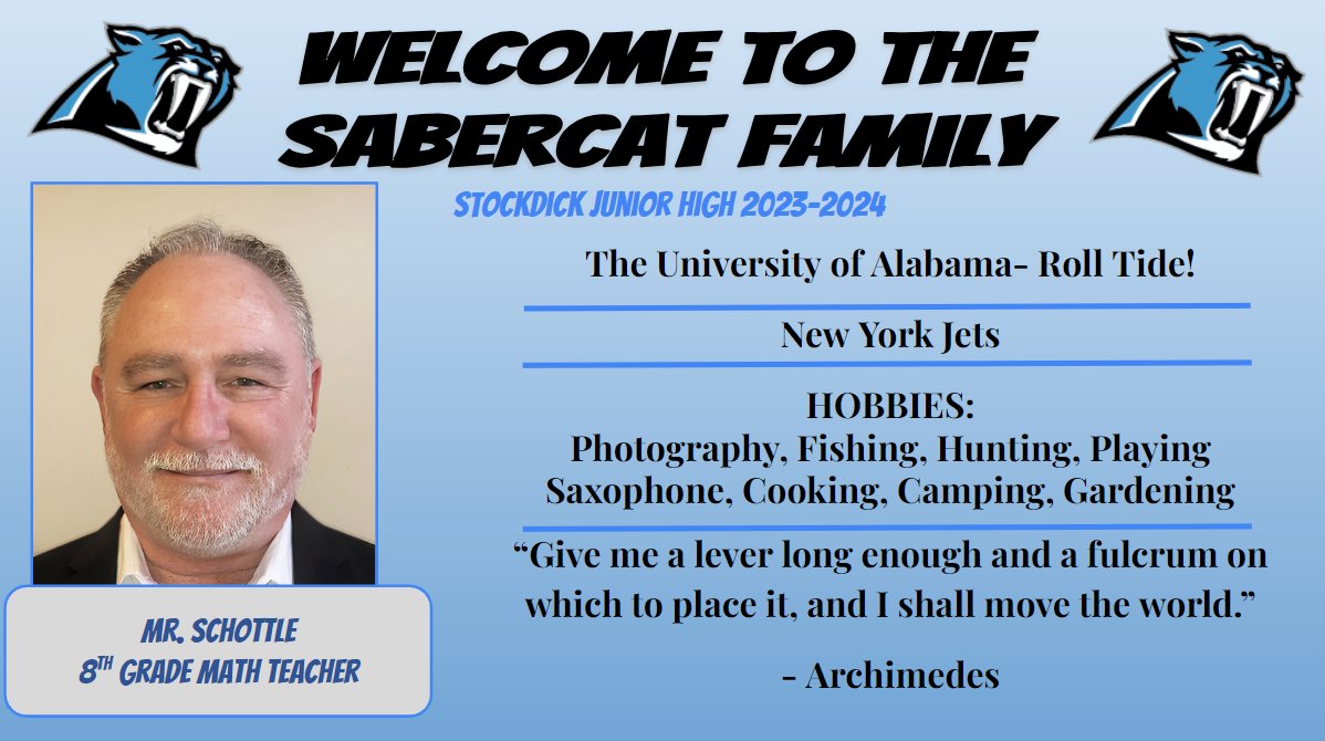 SJH SaberCats tweet media