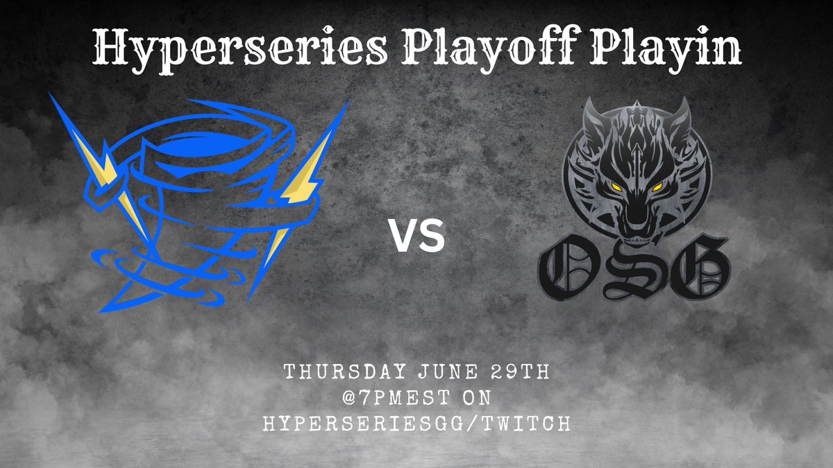 Oathsworn_GG's tweet photo. #OSGShieldWall will be taking on the storm tomorrow for our chance to play number 1 seed Miami in the playoffs!

Powered by @GLYTCHEnergy 
Supplied by @SoarDogg https://t.co/1mCAsjLjPi