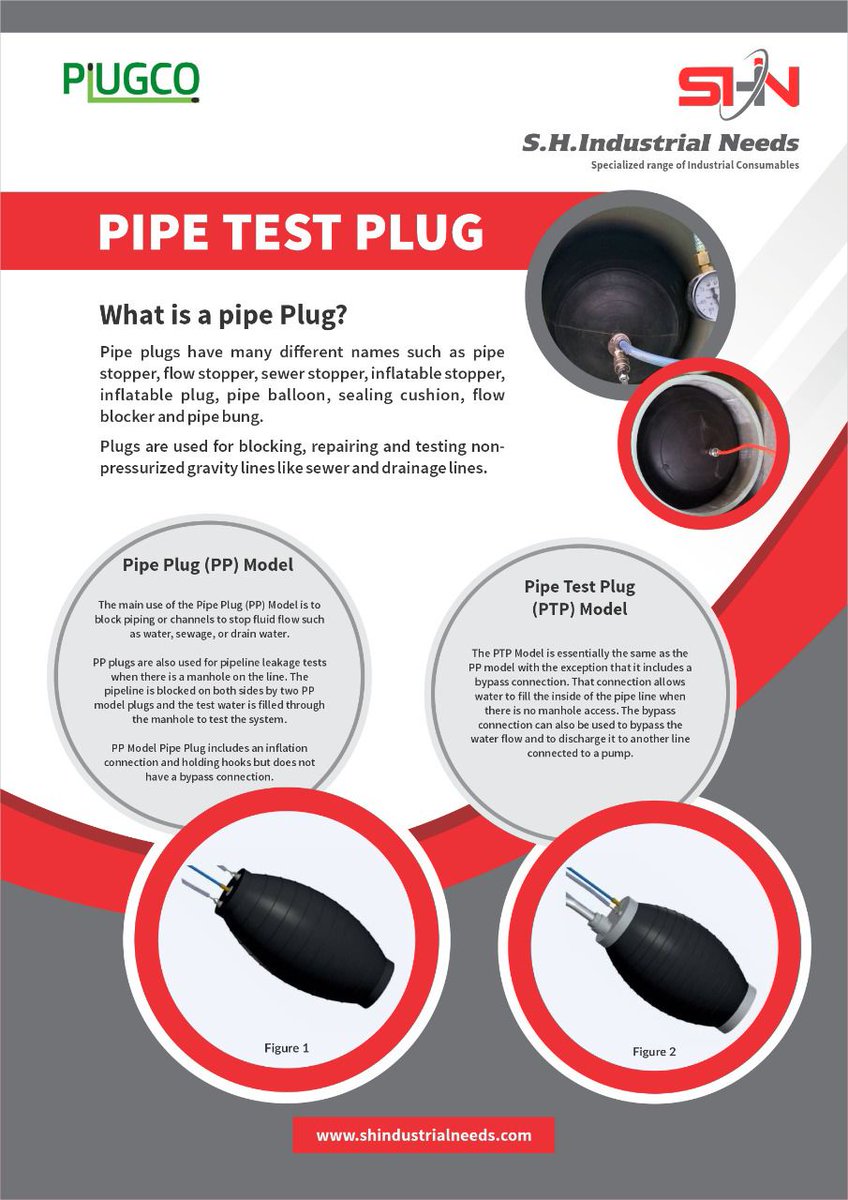 SHIndustrial87's tweet image. Inflatable Rubber Pipe Stopper Plugs for temporary blockage of Water, Air and hydrocarbons.
#water
#plugco
#hydrocarbons
#pipelines
#waterandwastewater
#oilandgas
#chennai
#leo
#vijay
#construction
#watertreatment
for more detailed information please write to info@shindustrial.in