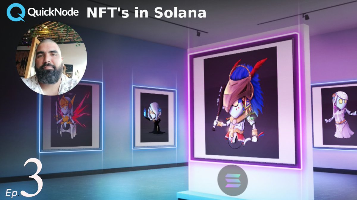 elchuo160's tweet photo. 1/7 🎥 Excited to share my latest YouTube video! 📺🚀 In this tutorial, I walk you through using QuickNode's NFT API to create an amazing NFT gallery. 🔥 Get ready to dive into the world of #NFTs! #QuickNodeTutorial https://t.co/5Z41tr5HsM