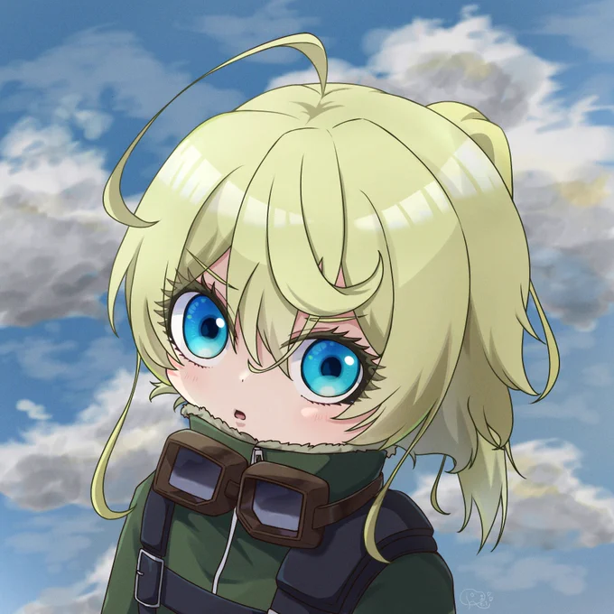 幼女戦記ターニャちゃん初描き!