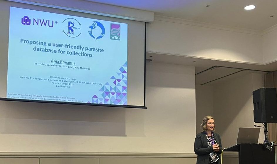 Hannes Erasmus🇿🇦🇩🇪 (@hanneserasmus11) on Twitter photo Dr <a href="/anja_erasmus20/">Anja Erasmus, PhD 🇿🇦</a> proposing a user-friendly #parasite_database for collections on the <a href="/SAIAB_REFRESH/">REFRESH Project</a> and other projects <a href="/SASAqS_society/">Southern African Society of Aquatic Scientists</a>. <a href="/NWU_WRG/">NWU_WRG</a> <a href="/NWU_UESM/">NWU Unit for Environmental Sciences and Management</a> <a href="/NicoJSmit1/">Nico J Smit</a> <a href="/KerryAHadfield/">Kerry Hadfield Malherbe</a> <a href="/WepenerVictor/">Victor Wepener</a> <a href="/TruterMarliese/">Marliese Truter</a> <a href="/WynandMalherbe/">Wynand Malherbe</a> #SASAqS2023 #aquatic_science #conference Dr <a href="/anja_erasmus20/">Anja Erasmus, PhD 🇿🇦</a> proposing a user-friendly #parasite_database for collections on the <a href="/SAIAB_REFRESH/">REFRESH Project</a> and other projects <a href="/SASAqS_society/">Southern African Society of Aquatic Scientists</a>. <a href="/NWU_WRG/">NWU_WRG</a> <a href="/NWU_UESM/">NWU Unit for Environmental Sciences and Management</a> <a href="/NicoJSmit1/">Nico J Smit</a> <a href="/KerryAHadfield/">Kerry Hadfield Malherbe</a> <a href="/WepenerVictor/">Victor Wepener</a> <a href="/TruterMarliese/">Marliese Truter</a> <a href="/WynandMalherbe/">Wynand Malherbe</a> #SASAqS2023 #aquatic_science #conference