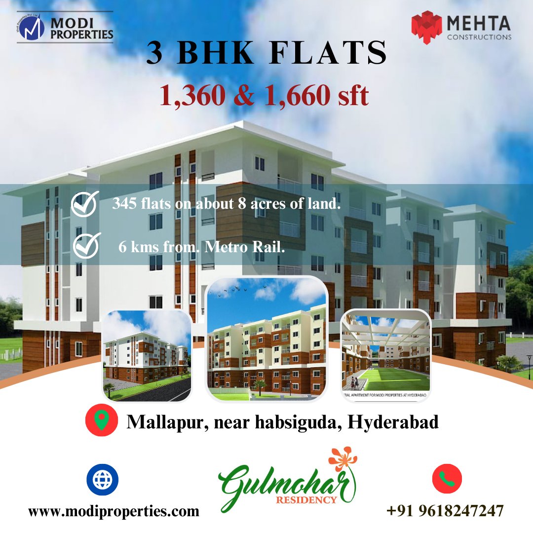ModiProjectshyd's tweet photo. 3 BHK flats
Ready to Move in @ Mallapur, Near Habsiguda, Hyderabad.
For more information Call/WhatsApp +91 9618247247.
Visit us: https://t.co/5v6unyn8LY
#modiproperties
#mehtaconstructions #3bhkflatsatmallapur #flatsforsale #flatsatmallapur #flatsataffordableprice https://t.co/UA05tKfrNe