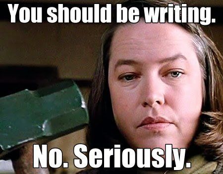 Happy Birthday, Kathy Bates. 

uhm. I think I might write today. 