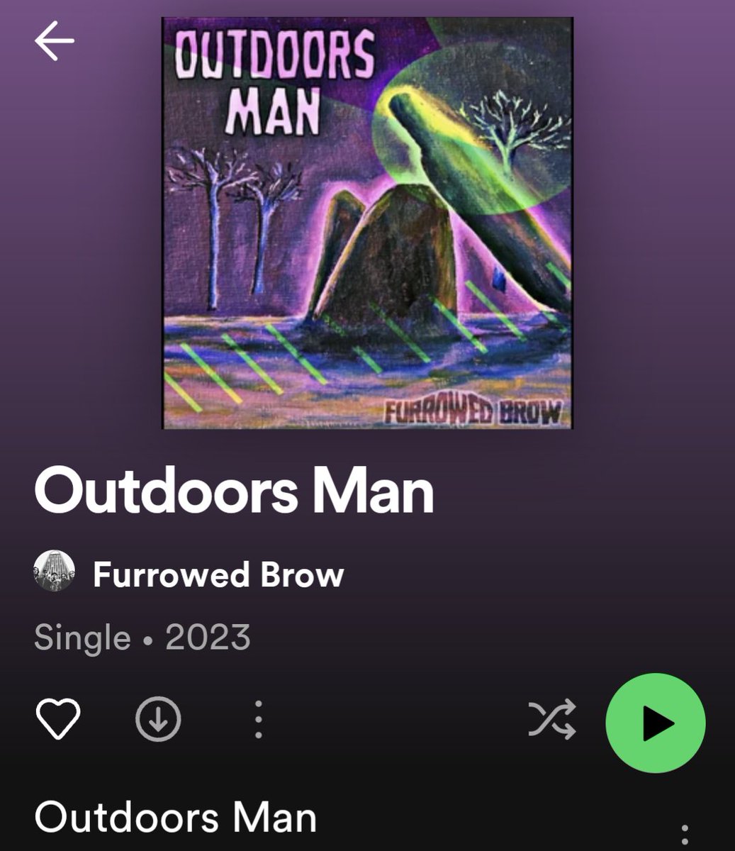 ⭐NEW SONG REVIEW⭐ 'Outdoors Man' is the new tune from @furrowedbrowMCR classic 70s punk is alive and well a song oiled with the bands unique post punk vibe to me I hear elements of Deaf School with so many twists and turns this song keeps you guessing One of our faves of 2023