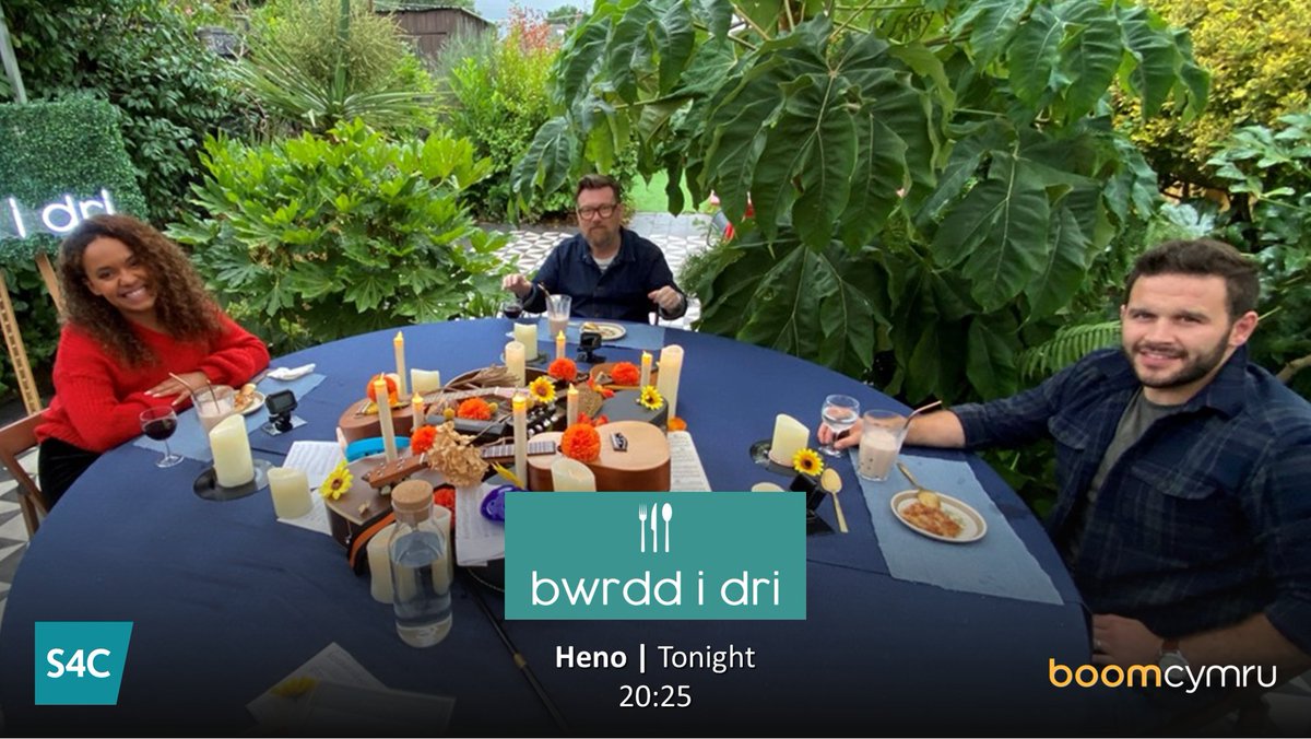 Boom Cymru (@boomcymru) on Twitter photo Heno ar <a href="/S4C/">S4C 🏴</a> am 20:25, mae #BwrddiDri wedi ei osod i sêr byd cerddoriaeth Cymru. Bydd y sgwrs yn ddifyr yng nghwmni Gareth Potter, Trystan Llŷr Griffiths a Lily Beau, ond pwy fydd y cogydd gorau? Tonight's guests are music to our ears, but whose cooking will tingle the tastebuds? Heno ar <a href="/S4C/">S4C 🏴</a> am 20:25, mae #BwrddiDri wedi ei osod i sêr byd cerddoriaeth Cymru. Bydd y sgwrs yn ddifyr yng nghwmni Gareth Potter, Trystan Llŷr Griffiths a Lily Beau, ond pwy fydd y cogydd gorau? Tonight's guests are music to our ears, but whose cooking will tingle the tastebuds?