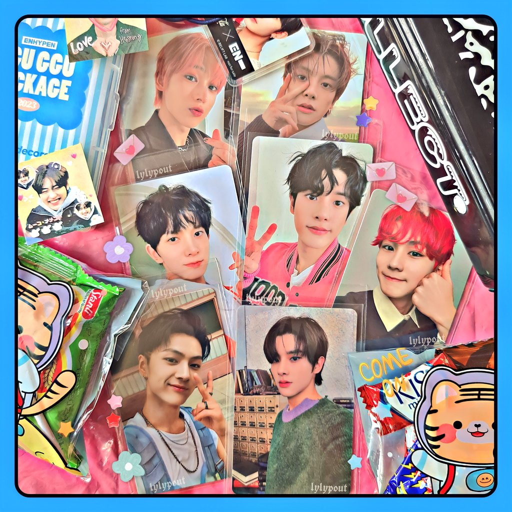 yourdhly's tweet photo. (ゝω・´★) today's mails 💌 *･•°✧

— Jungwon 🐱 Heeseung 🐹 Jay 🐈‍⬛ Jake 🐶 Sunoo 🦊 photocard.

[Dimension Dilemma Dimension Answer Manifesto Season's Greetings 2023]

#Jungwon #Heeseung #Jay #Jake #Sunoo #ENHYPEN #엔하이픈 #dhlymails https://t.co/rfzRGymO5O