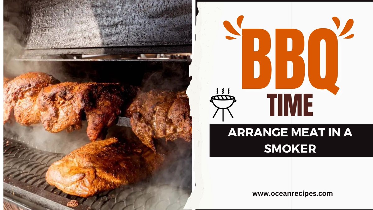 🔥🍖 Smoking Meat Like a Pro! Learn How to Arrange the Meat in a Smoker with this Step-by-Step Guide from Ocean Recipes. Impress your friends and family at your next barbecue and achieve mouthwatering results! 🌡️🔥🔥 #SmokingMeat #MeatSmoking #BBQTips #GrillingSkills #MeatLovers