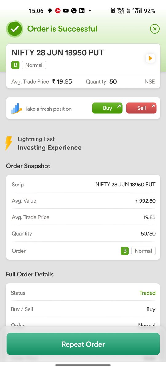 IshwarSinghNeg8's tweet photo. Today I lost my hard earned money while trading on @DhanHQ due to glitch.
While confronted, they simply said it's network issue, restart the application. 
And now I can see my position in my Open Position section. https://t.co/LfrGXPeDWF