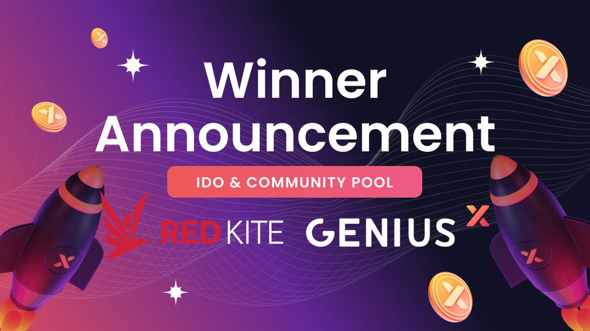 That's it! @OfficialGeniusx whitelist registration is over. 🔄Connect your wallets to check allocations 🔑 IDO pool: redkitepad.com/#/buy-token/215 🔑 Community pool: redkitepad.com/#/buy-token/216 Mark your calendar: IDO will take place at 09:00 UTC tomorrow $PKF