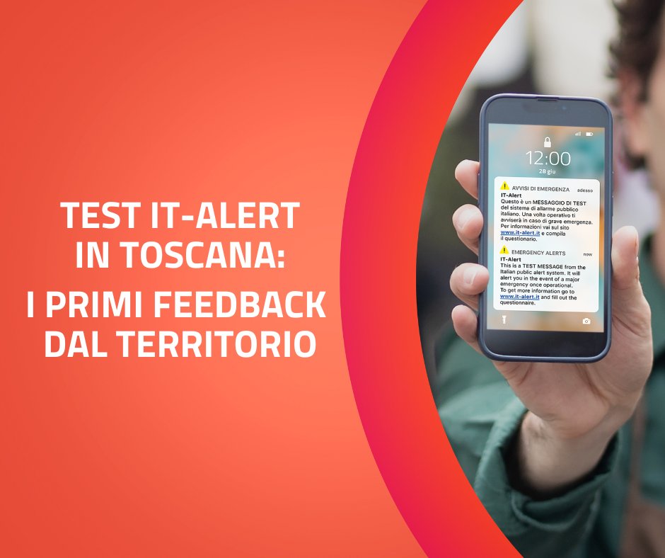 #28giugno 🔔 A due ore dal primo test #ITalert in #Toscana, sono stati oltre 140mila i questionari compilati. 
💪 Grazie per tutti i contributi che aiutano a migliorare il sistema! 
Leggi la news 👉 bit.ly/news_testTosca…