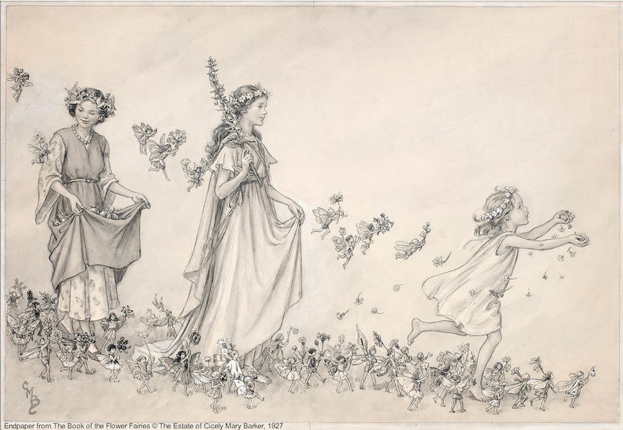 LeverArtGallery's tweet photo. Today marks the anniversary of Flower Fairies creator Cicely Mary Barker's birth.

Born on this day in 1895, her work has enchanted and inspired generations.

As well as in our gallery, you can find the Flower Fairies on Gucci bags and even tattooed on musician @billieeilish! https://t.co/8Yy7RkDlIO