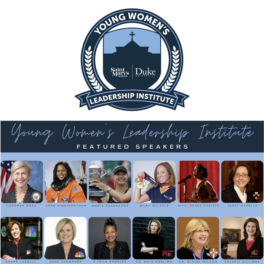 #NC is 3 weeks from being home to the top summer #leadership program for HS girls in the world. The Young #Women's Leadership Institute presented by Saint Mary's School in partnership with <a href="/DukeU/">Duke University</a> is coming! sms.edu/ywli #NC #SC #Raleigh #Durham #Chapelhill #girlsschool