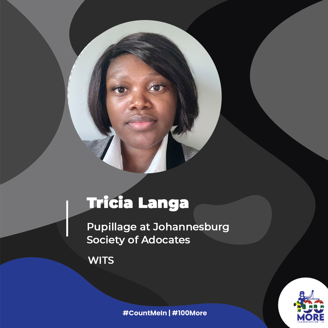 "Being a woman in law taught me valuable lessons: work smart, value emotional intelligence, stay resilient, create value, and defy the odds. Challenges arise, but I remember "Know your Why?" and that "Every exit is an entry elsewhere.”  #100more #CountMeIn #WomenInLaw <a href="/JSAdvs/">Johannesburg Society of Advocates</a>