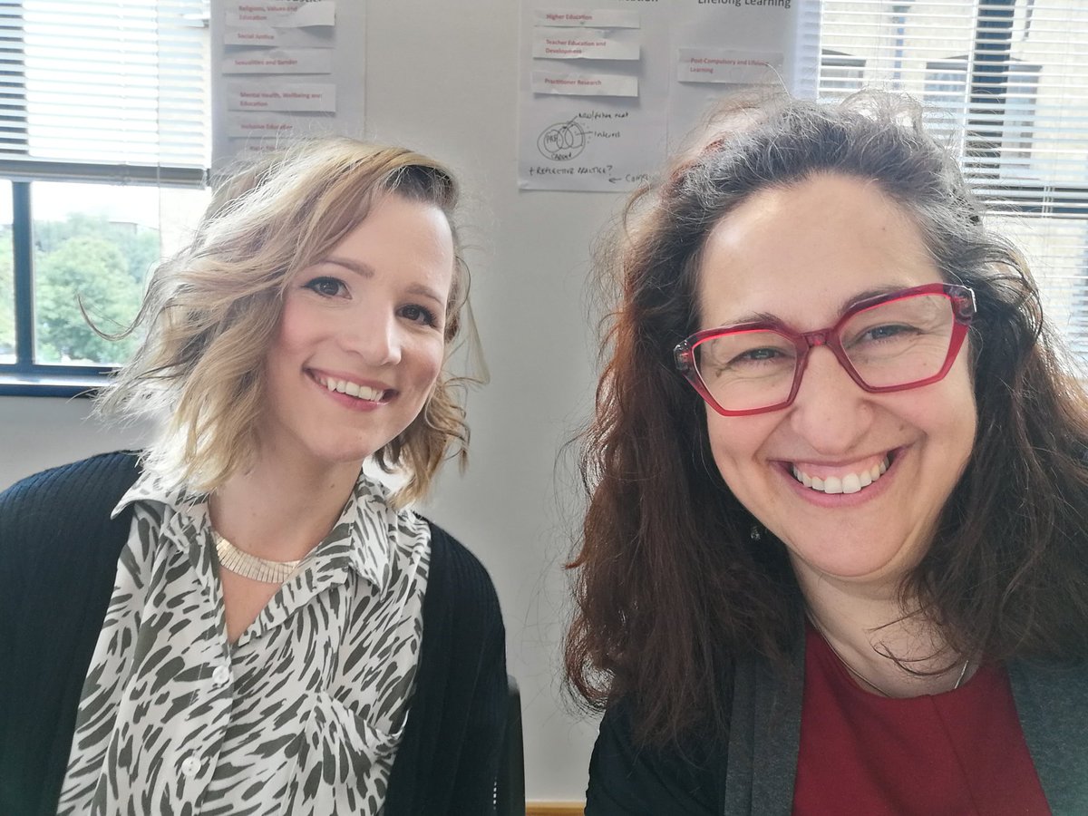 So happy to have finally met @AJFenshamSmith in person. We miss @FadouaGovaerts but you were with us <a href="/BERA_AltED/">BERA Alternative Education SIG</a>