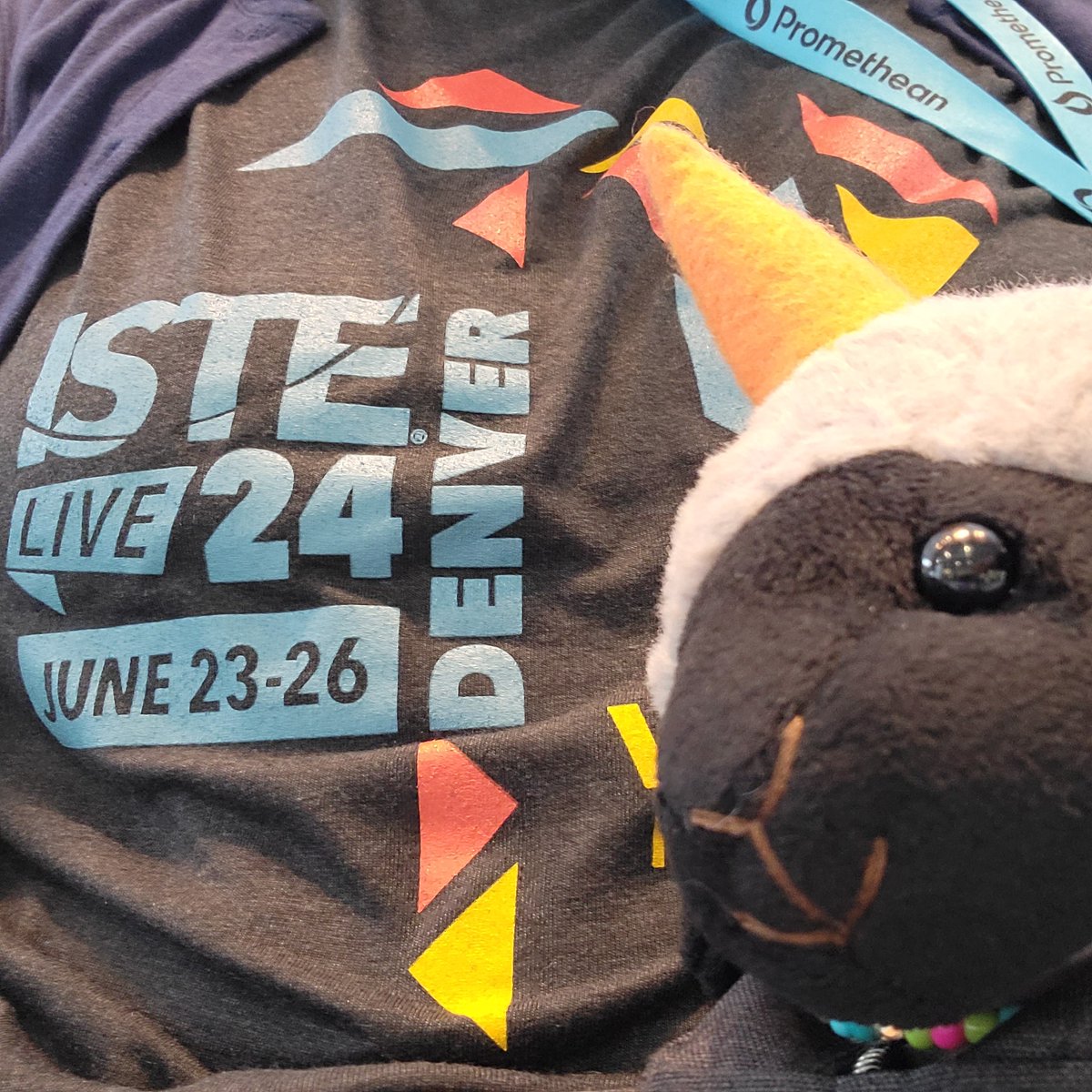 lindaphorne's tweet photo. @hapara_team Hipi already has plans for next year! #ISTELive23 #sheepicornsrock https://t.co/aUAFekWPEE