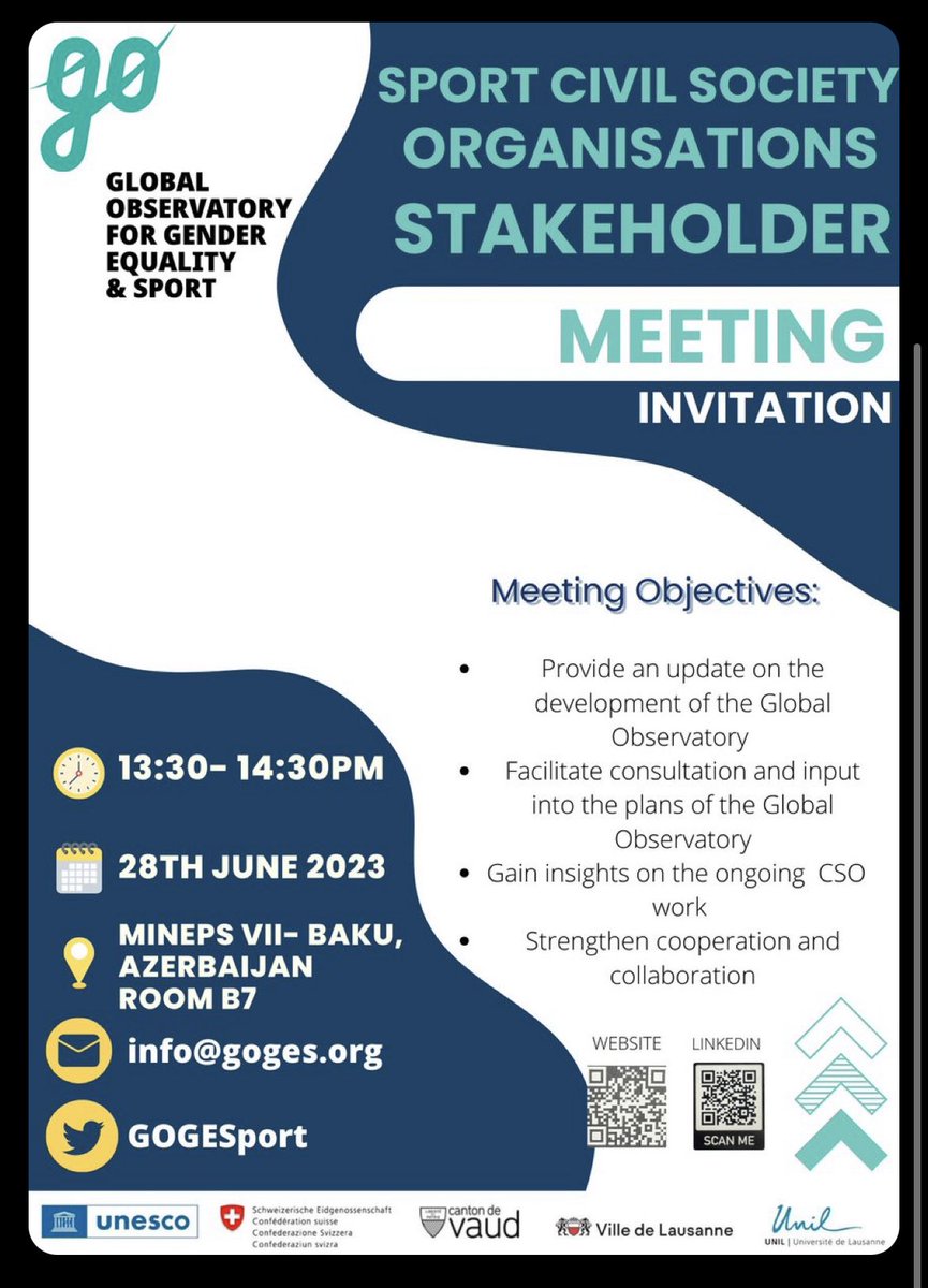 GOGESport's tweet photo. Meeting of CSOs with the Global Observatory to support and consult on GO development and advance collaboration. 

Thank you for great energy, advice, support, and solidarity.  #GOGES #MINEPS7 https://t.co/eUrhZeOo1n
