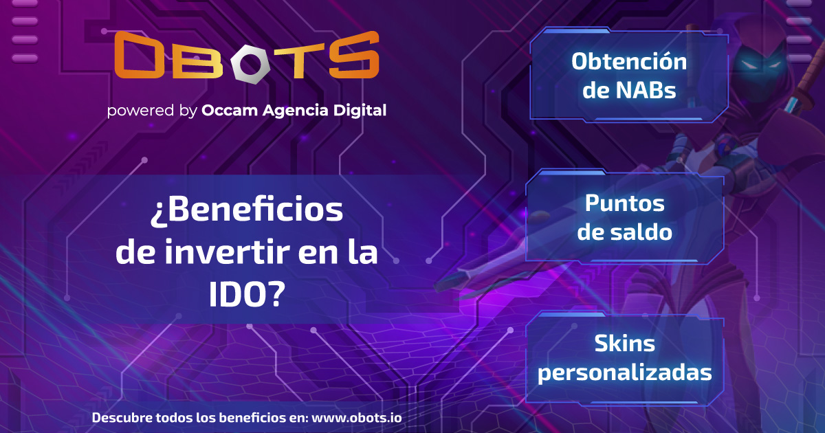 Obots_io's tweet image. ➡️Repasemos los beneficios de participar en nuestra #IDO:

✅Personaje exclusivo: Nanothor
✅#NABS y puntos de saldo de regalo
✅Descuentos en la compra de #Obots y Energía

¡Y más! Ponte las pilas este 30 de junio y entra a un mundo lleno de recompensas💰 bit.ly/3NPSVRH
