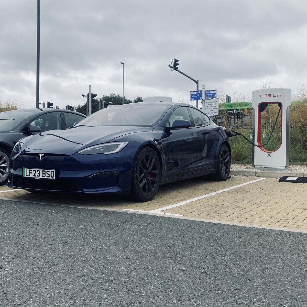 whatcar's tweet photo. We’ve been trying out the Tesla Model S Plaid for the first time! It might be insanely fast in a straight line, but is it any good at everything else? 

Our verdict is coming soon! https://t.co/Re8DQYtgFq