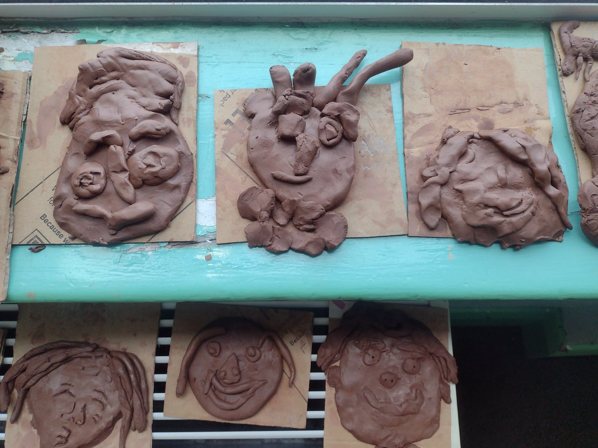 Just a few of the amazing self portraits from year 1 and 2 at <a href="/StPatricksLeeds/">St Patrick Catholic Primary School</a>