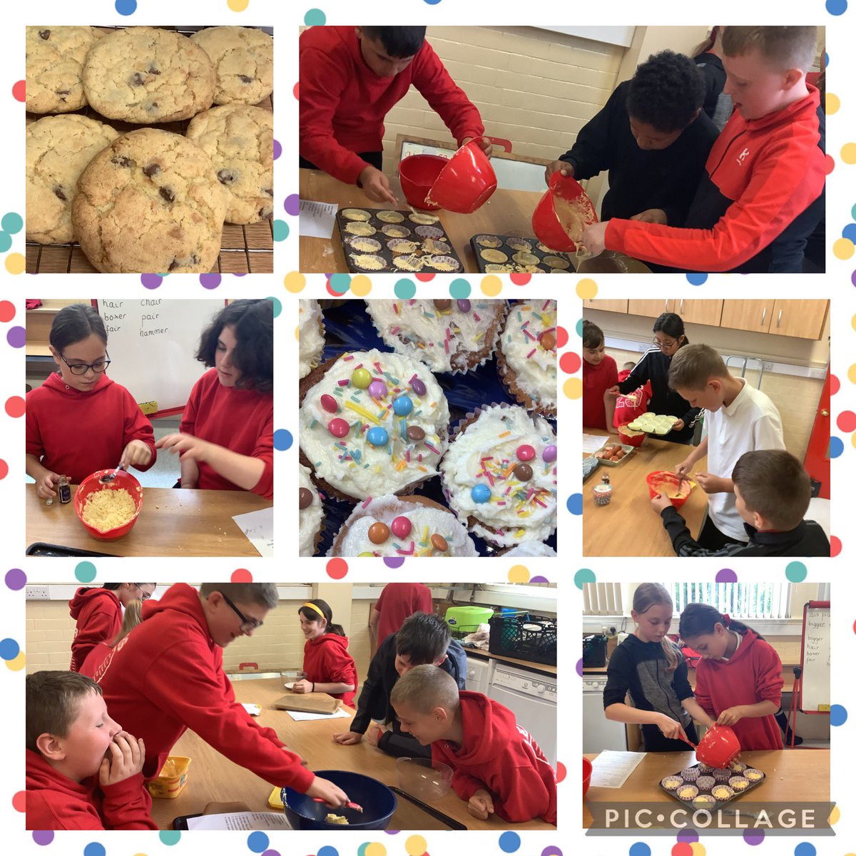 In Maths, Year 6 were tasked with finding recipes, scaling ingredients and working out costs. Today they got to make their final products and tomorrow they will sell them to make a profit! @FallaParkSchool @Miss_Carr_Falla @MissDoyle_Falla 🧁🍪