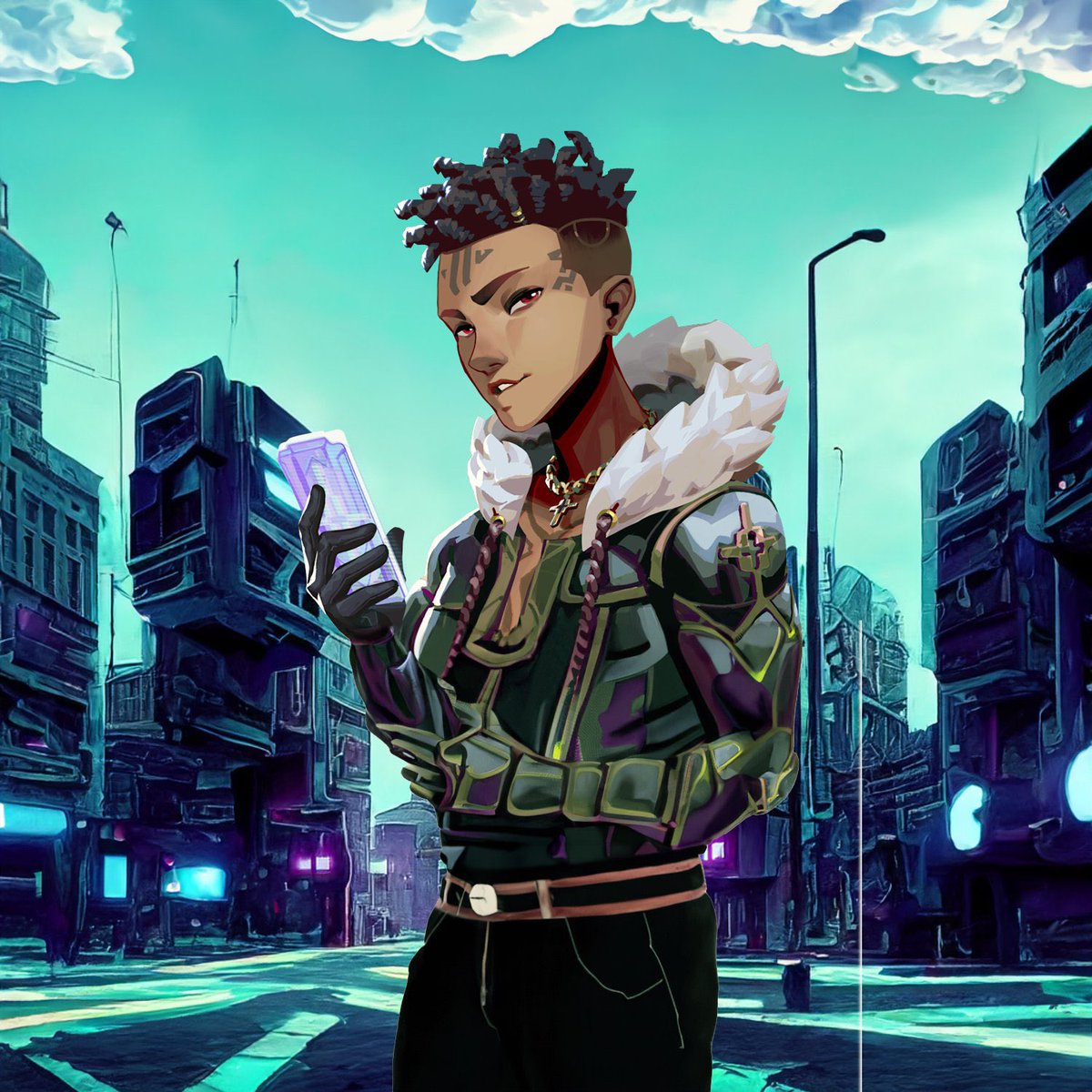 MigL000's tweet photo. Big Thanks to @socool039 for making this sick @KPRVERSE #NFT pice of art with my pfp! Looks fire 🔥 🙌🏽 https://t.co/JIeLId40sz