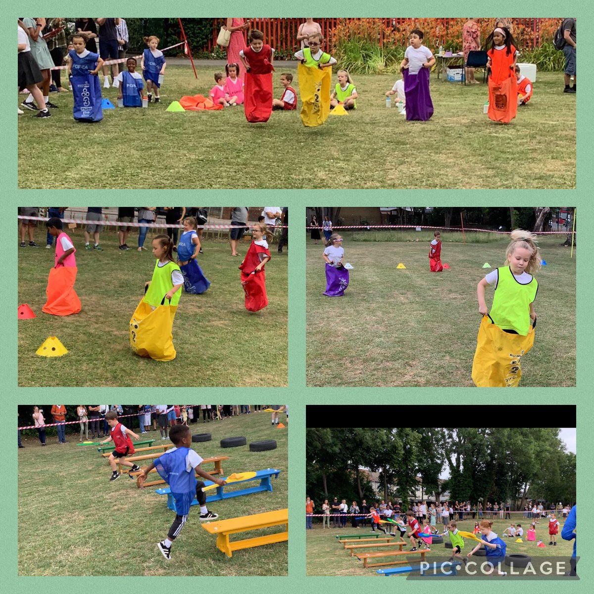 AGInfschool's tweet photo. Great job Year One at Sports Day 2023. Super team spirit and some excellent sportsmanship from all involved. Well done to the overall winners, the Yellow Team, who took the cup this morning. Thank you to our wonderful spectators and coaches for organising the event #agiyr1 #agipe https://t.co/IT0tTmGgc3