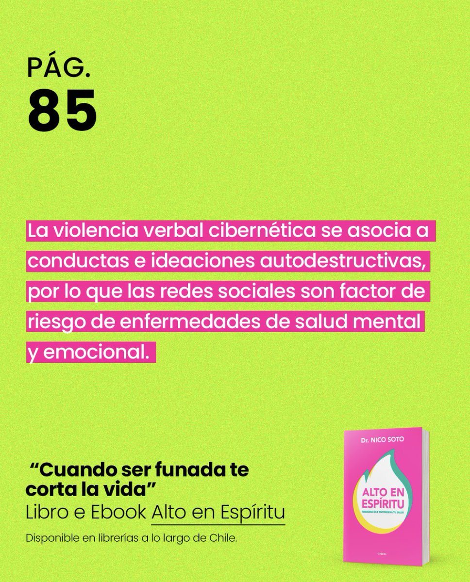 ¿Estaremos usando las redes sociales de forma destructiva o constructiva? #drnicosoto #altoenespiritu