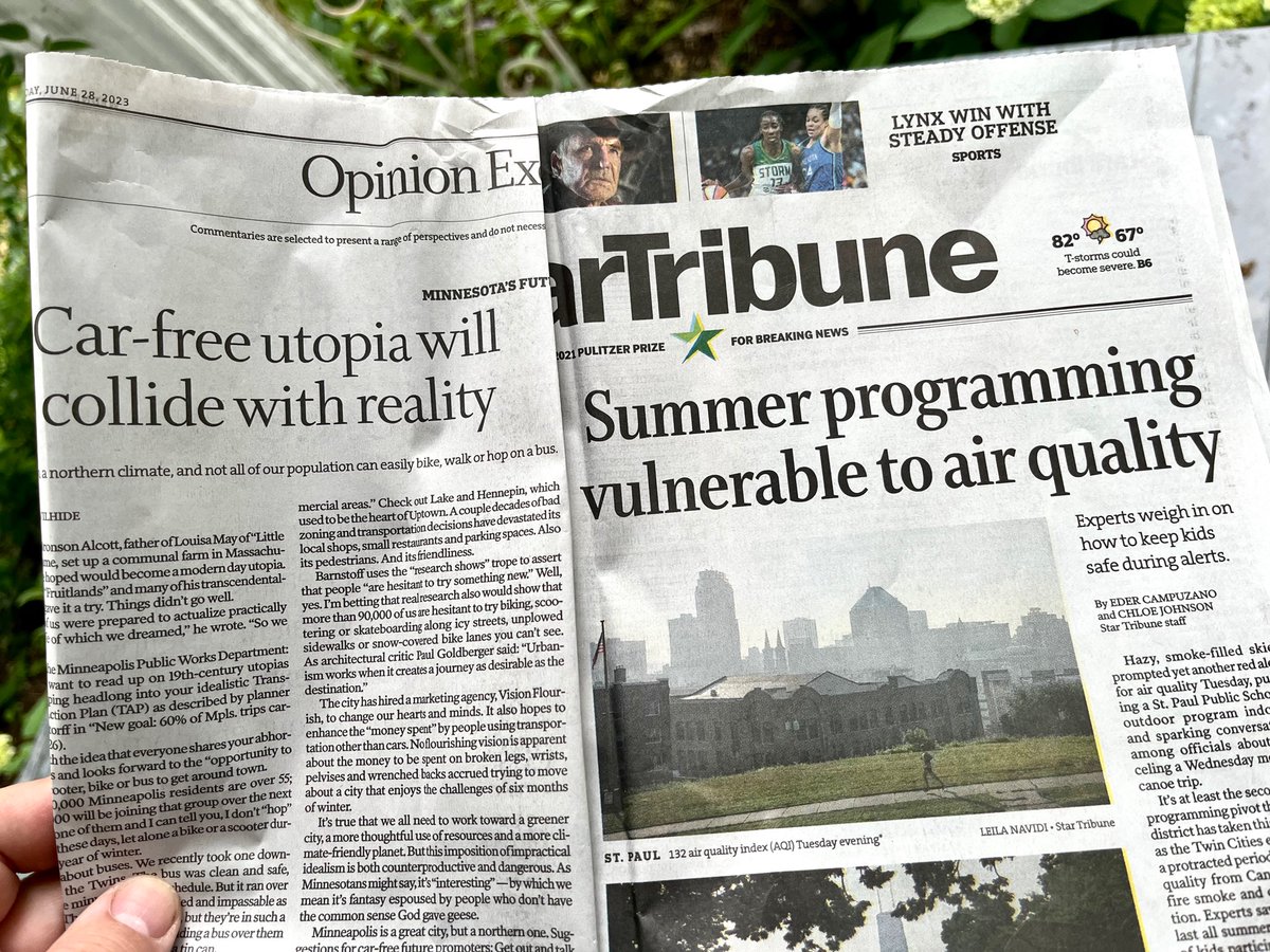 chris_steller's tweet photo. Just reading my morning paper https://t.co/wCIMtTZ160