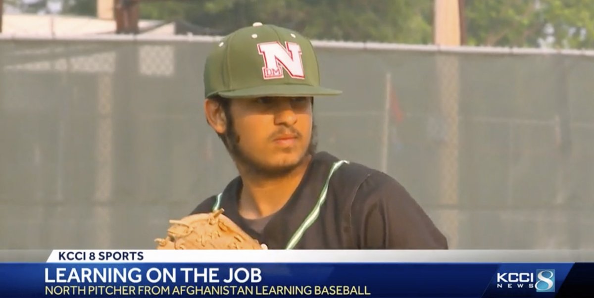 iahsbb's tweet photo. Learning on the job: Des Moines North High School pitcher Sadaqat Safi moves from Afghanistan to the US and trades cricket for baseball 
https://t.co/DMGhdEFUTR https://t.co/tcJGoXY8LG