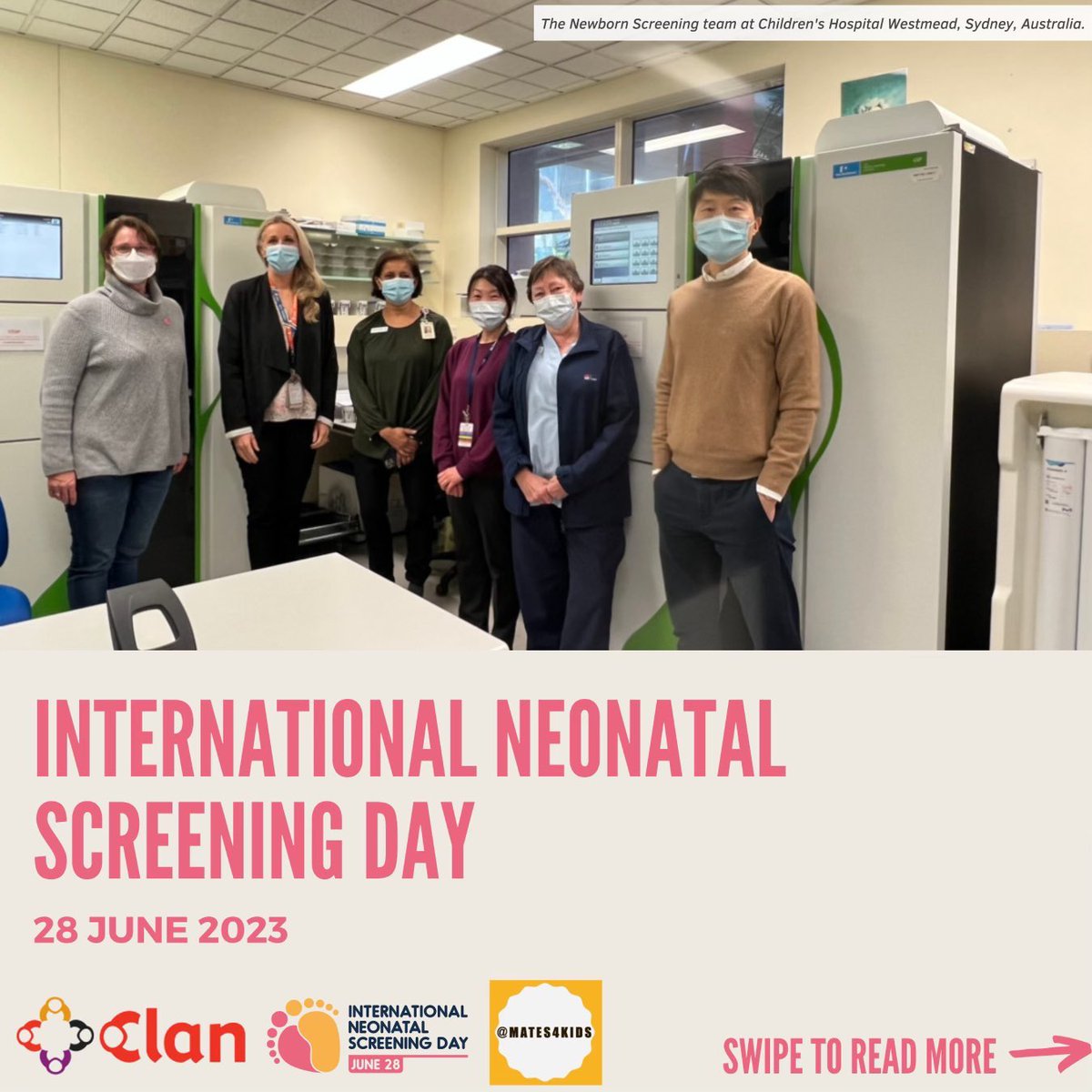 Many thanks to the many organizations &amp; individuals around the world striving to achieve universal access to #NewbornScreening. 

#NBS is a vital public health initiative &amp; has a key role to play in delivering the #SDGs.

Let’s #LeaveNoChildBehind

#INSD #UHC #NCDs #NCDchild